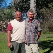 Our Argentine / Guarani / Paraguayan friend Victor from Saarbruecken with Alfred